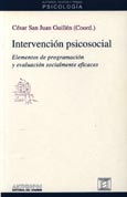 Imagen de portada del libro Intervención psicosocial