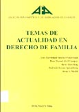 Imagen de portada del libro Temas actualidad derecho familia