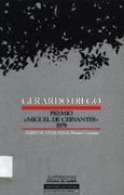 Imagen de portada del libro Gerardo Diego : Premio de literatura en lengua castellana "Miguel de Cervantes" 1979