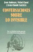 Imagen de portada del libro Conversaciones sobre lo invisible