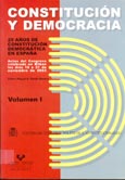 Imagen de portada del libro Constitución y democracia. 25 años de Constitución democrática en España