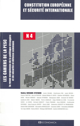 Imagen de portada del libro Constitution européenne et sécurité internacionale