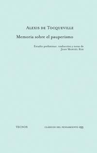 Imagen de portada del libro Memoria sobre el pauperismo