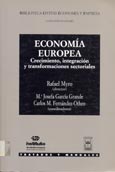 Imagen de portada del libro Economía europea : crecimiento, integración y transformaciones sectoriales