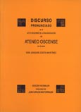 Imagen de portada del libro Discurso pronunciado en el acto solemne de la inauguración del Ateneo Oscense por el socio don Joaquín Costa Martínez