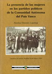 Imagen de portada del libro La presencia de mujeres en los partidos políticos de la Comunidad Autónoma del País Vasco