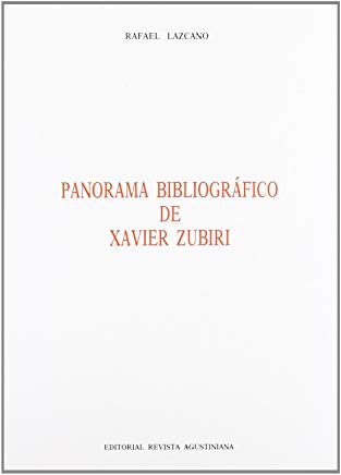 Imagen de portada del libro Panorama bibliográfico de Xavier Zubiri