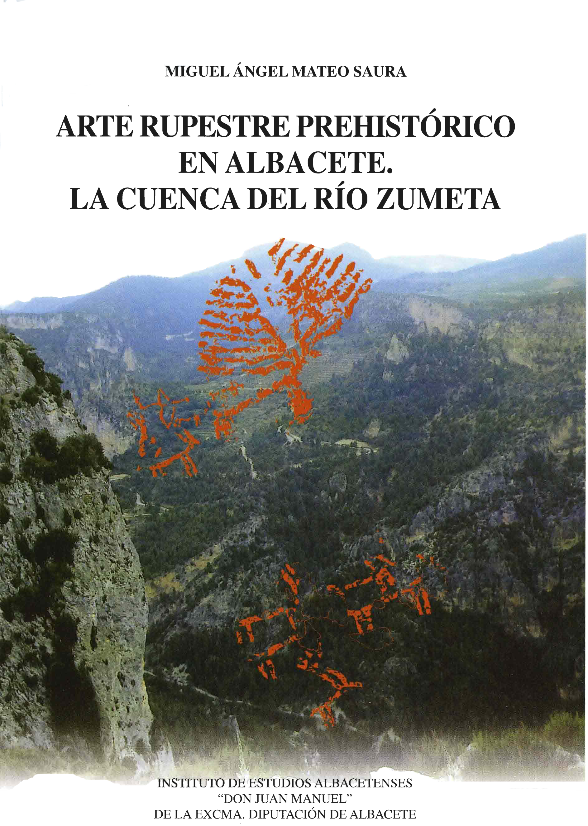 Imagen de portada del libro Arte rupestre prehistórico en Albacete