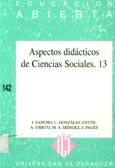 Imagen de portada del libro Aspectos didácticos de las ciencias sociales .13