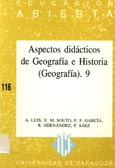 Imagen de portada del libro Aspectos didácticos de geografía e historia (geografía), 9