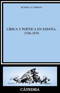 Imagen de portada del libro Lírica y poética en España