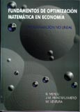 Imagen de portada del libro Fundamentos de optimización matemática en economía