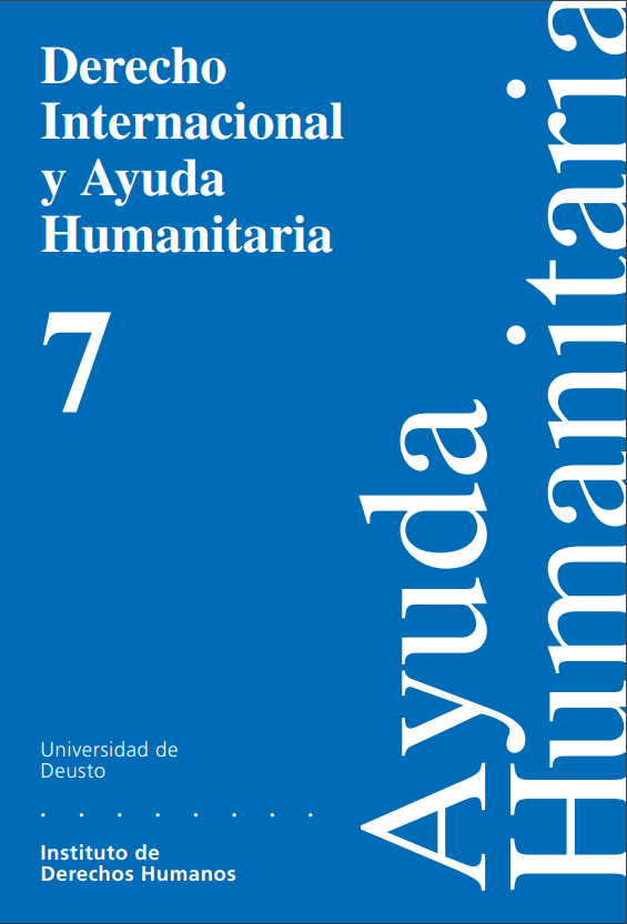 Imagen de portada del libro Derecho internacional y ayuda humanitaria