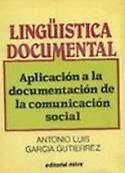 Imagen de portada del libro Lingüística documental