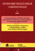 Imagen de portada del libro Estudios sobre violencia familiar y agresiones sexuales