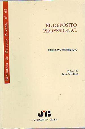 Imagen de portada del libro El depósito profesional