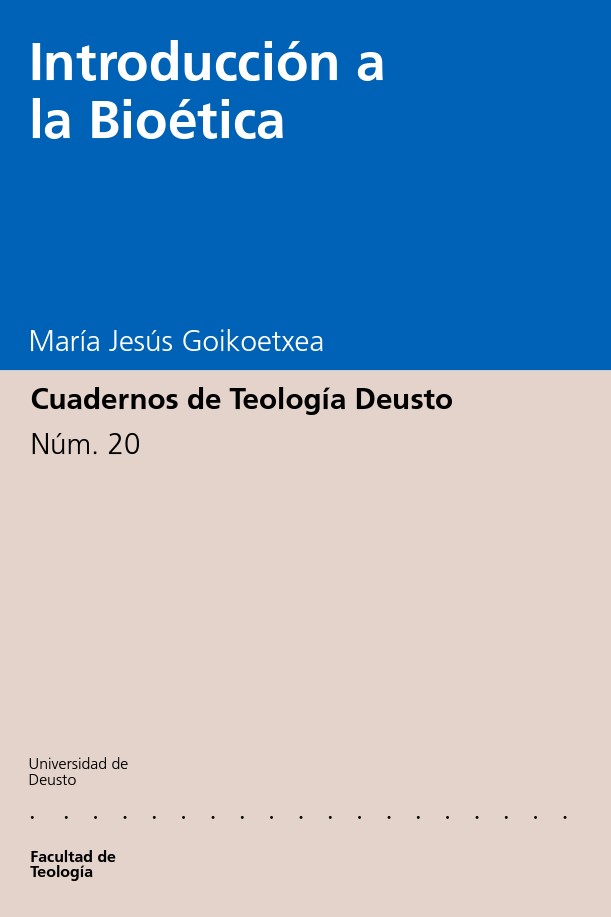 Imagen de portada del libro Introducción a la Bioética