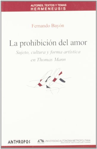 Imagen de portada del libro La prohibición del amor