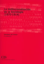 Imagen de portada del libro La institucionalización de la sociología