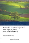 Imagen de portada del libro Principales novedades legislativas en el régimen jurídico de la actividad agraria