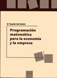 Imagen de portada del libro Programación matemática para la economía y la empresa