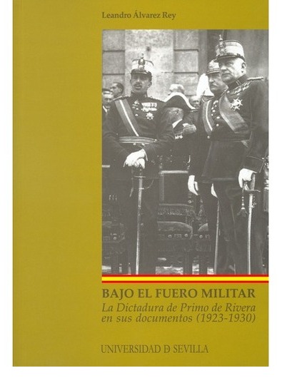 Imagen de portada del libro Bajo el fuero militar
