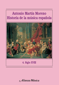 Imagen de portada del libro Historia de la música española. 4. Siglo XVIII