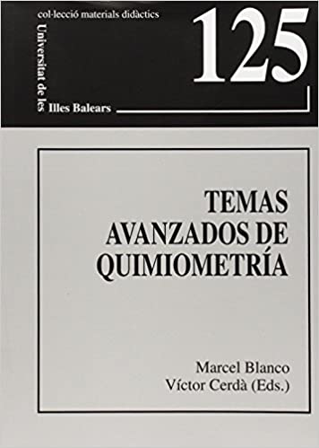 Imagen de portada del libro Temas avanzados de quimiometría