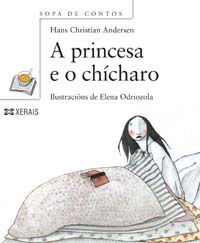 Imagen de portada del libro A princesa e o chícharo