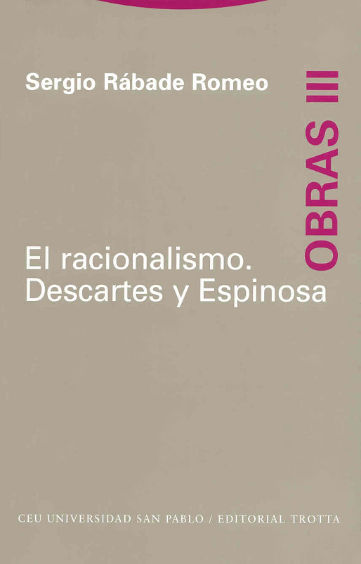 Imagen de portada del libro El racionalismo. Descartes y Espinosa