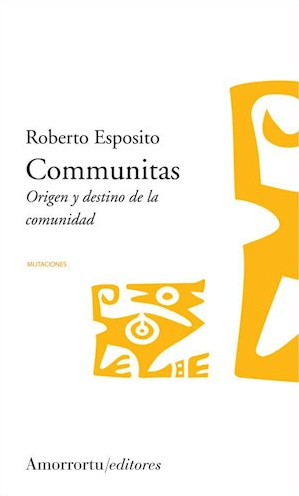 Imagen de portada del libro Communitas