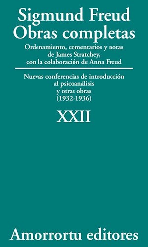 Imagen de portada del libro Nuevas conferencias de introducción al psicoanálisis y otras obras