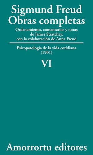 Imagen de portada del libro Psicopatología de la vida cotidiana