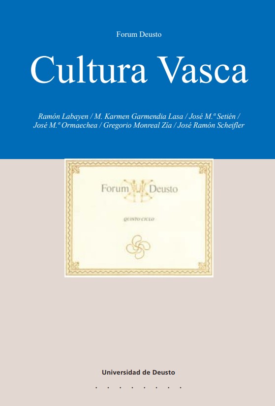 Imagen de portada del libro Cultura vasca