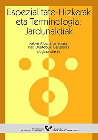 Imagen de portada del libro Espezialitate-hizkerak eta terminologia: jardunaldiak