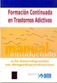 Imagen de portada del libro Manual introductorio a la investigación en drogodependencias