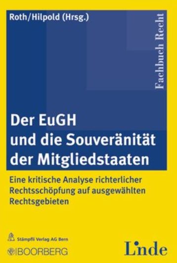 Imagen de portada del libro Der EuGH und die Souveränität der Mitgliedstaaten