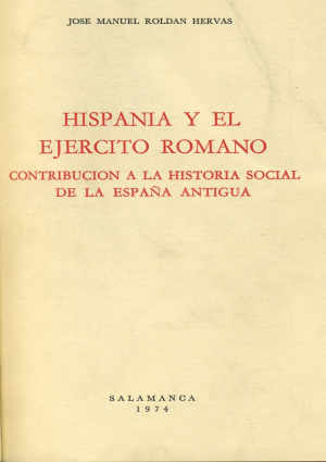 Imagen de portada del libro Hispania y el ejército romano