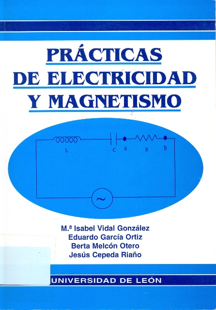 Imagen de portada del libro Prácticas de electricidad y magnetismo