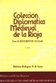 Imagen de portada del libro Colección diplomática medieval de La Rioja