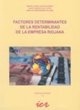 Imagen de portada del libro Factores determinantes de la rentabilidad de la empresa riojana