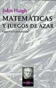 Imagen de portada del libro Matemáticas y juegos de azar