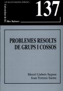 Imagen de portada del libro Problemes resolts de grups i cossos