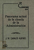 Imagen de portada del libro Panorama actual de la ciencia de la Administración