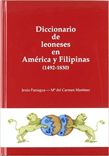 Imagen de portada del libro Diccionario de leoneses en América y Filipinas