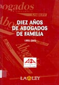 Imagen de portada del libro Diez años de Abogados de familia