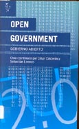 Imagen de portada del libro Open government