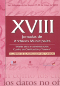 Imagen de portada del libro XVIII Jornadas de Archivos Municipales