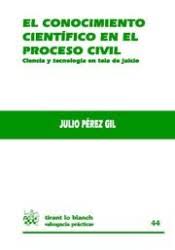 Imagen de portada del libro El conocimiento científico en el proceso civil