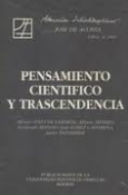 Imagen de portada del libro Pensamiento científico y trascendencia